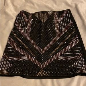 NWOT studded mini skirt
